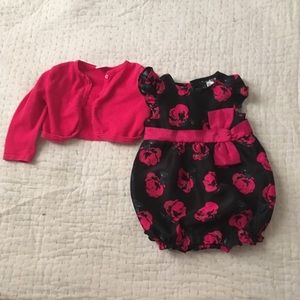 Fuschia Formal Bubble Romper